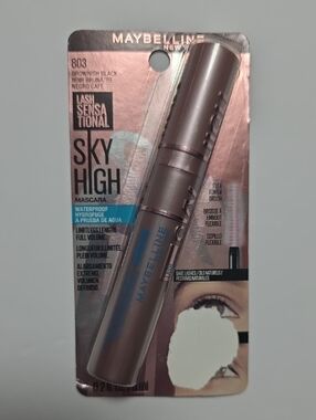 Maybelline Lash Sensational Sky High Waterproof Mascara Makeup, Brownish Black